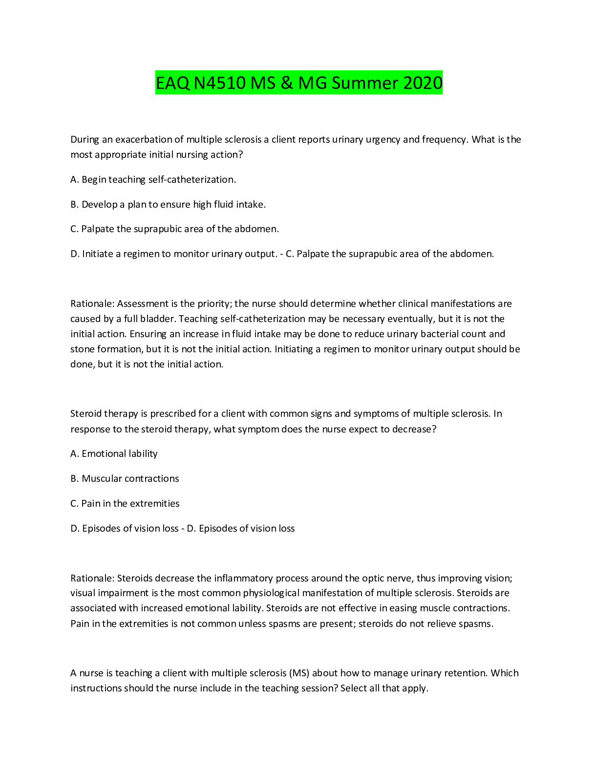 Preview image for EAQ N4510 MS & MG Summer 2020